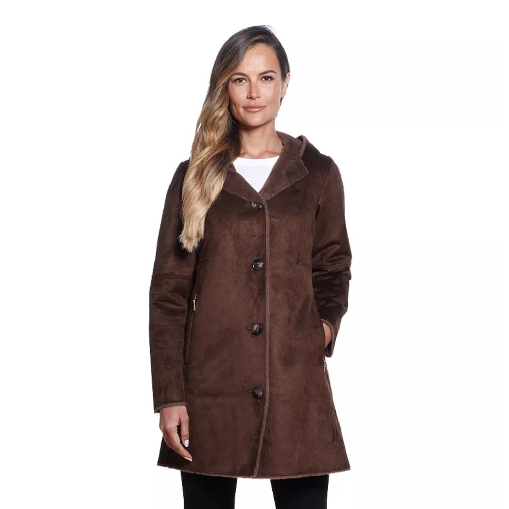 Suede coat